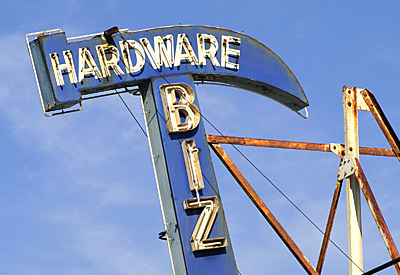 Biz Buzz is not just the sound of a bee hive, but rather a former chain of hardware stores!